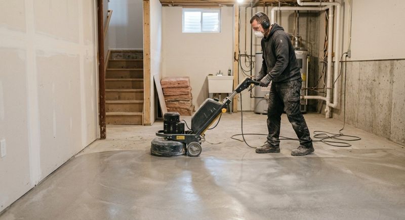 Basement Concrete Polishing in Louisville, KY