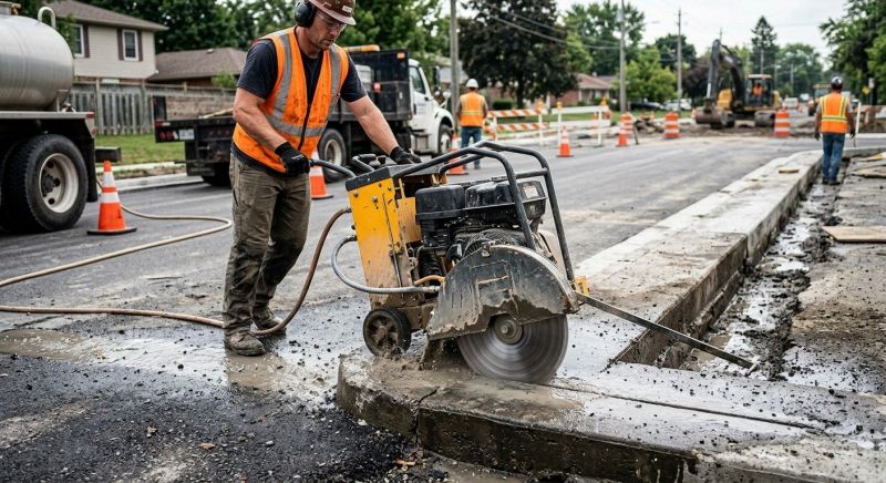Concrete Curb Sawing in Corpus Christi, TX