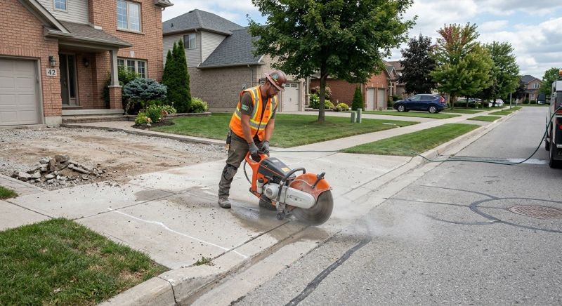 Driveway Apron Cutting in Corpus Christi, TX