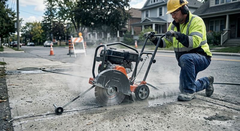 Sidewalk Cutting in Corpus Christi, TX