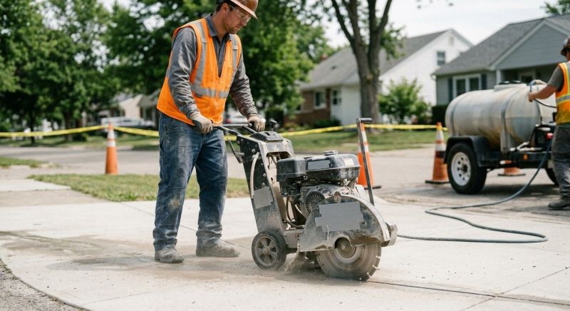 Walkway Cutting in Corpus Christi, TX
